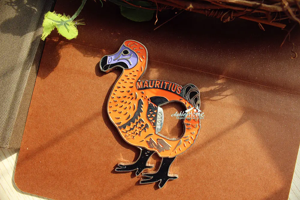 DODO Birds Маврикийский туристический сувенир 3D металлический магнит для