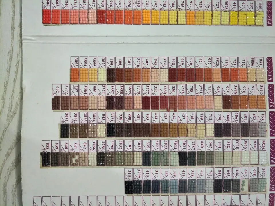 Продвижение алмаз аксессуар для вышивки оптовая продажа 447 цвета квадратные и