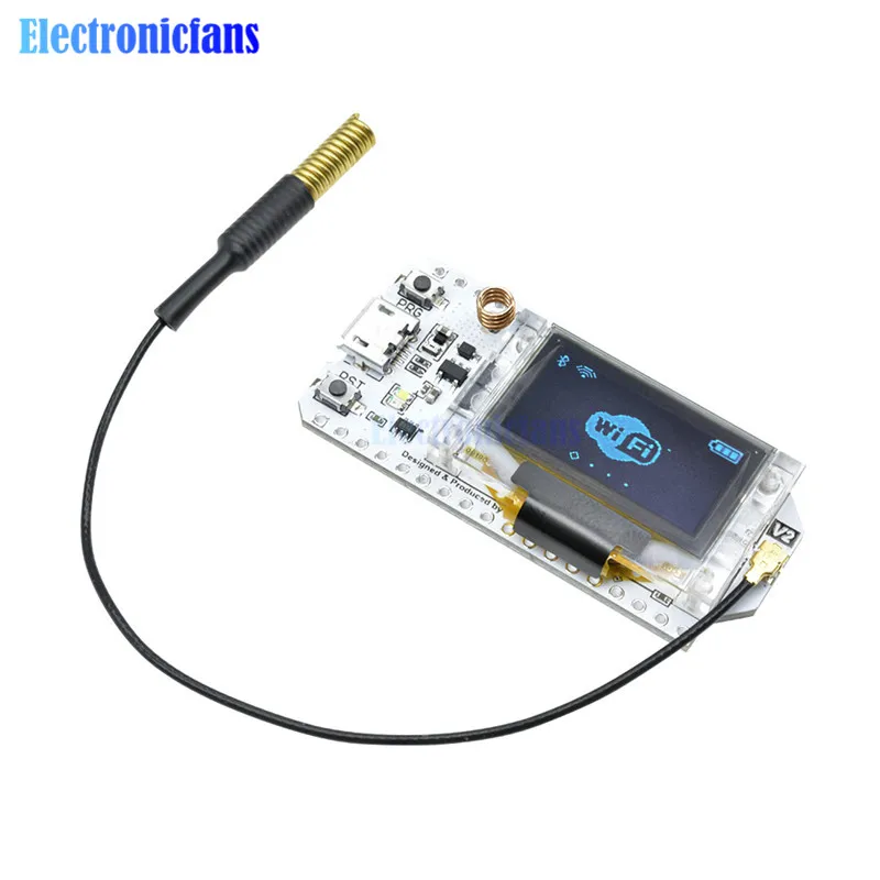 Синий модуль LoRa ESP32 SX1278 0 96 дюйма OLED дисплей Bluetooth Wi Fi комплект Lora 32