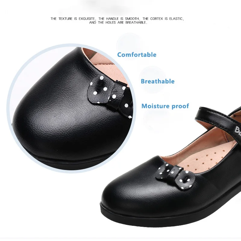 Детская обувь для девочек Дети принцессы Chaussure Enfant fille кожа schoenen meisjes платье школы