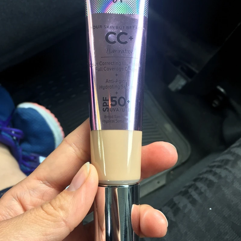 Консилер Для Лица it cosmetics CC+ крем освещение SPF 50 полное покрытие средний или светильник скрывает корректор пятен Косметика для макияжа