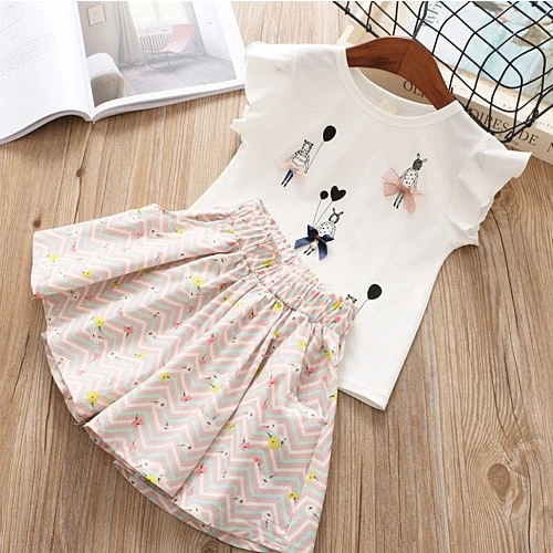 pink BL1127I Humor Bear/одежда для малышей Одежда для девочек коллекция года, брендовые комплекты одежды для девочек детская одежда для детей Топы для маленьких девочек+ штаны, От 2 до 6 лет - Цвет: pink BL1127I