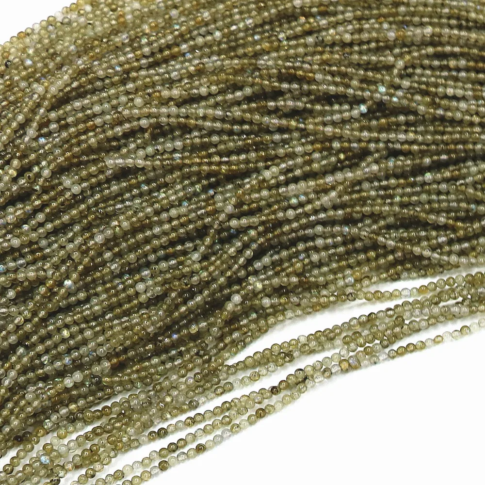 

Модные круглые бусины из натурального Лабрадорита, уникальные камни 2 мм, 3 мм, россыпью, «сделай сам», красивые аксессуары для изготовления ...