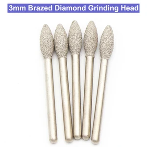 Алмазная насадка URANN для гравировки, 5 шт.лот, 3 мм