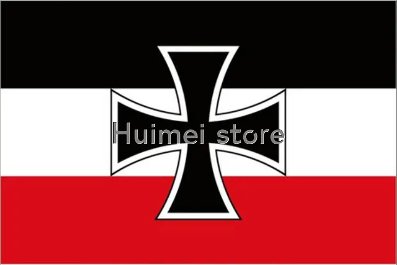 Флаг немецкой империи 3x5 футов военный флаг из полиэстера Железный крест Первая