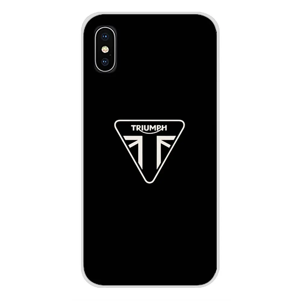 Для Samsung Galaxy S4 S5 MINI S6 S7 edge S8 S9 S10 Plus Note 3 4 5 8 9 Compact Triumph Мотоцикл логотип UK аксессуары
