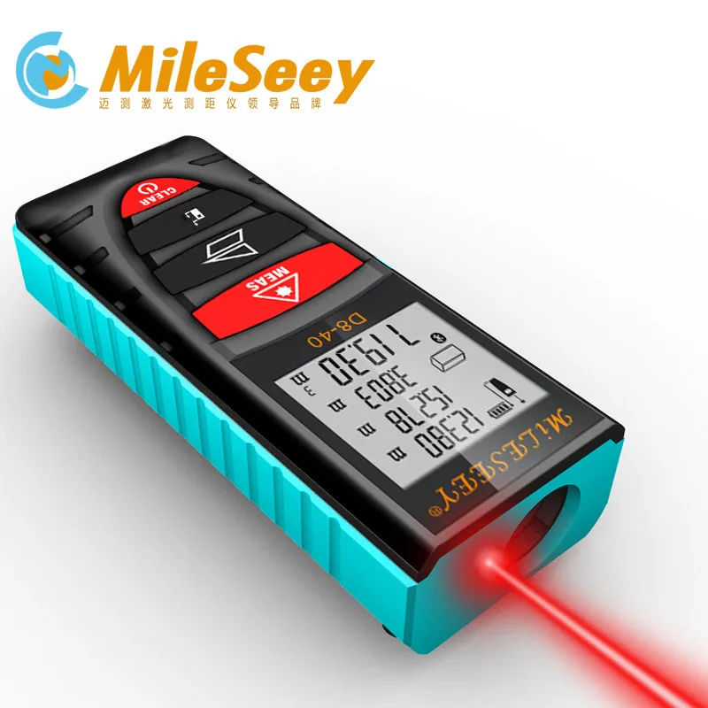 Лазерный дальномер Mileseey D8 Ручной цифровой измеритель расстояния уличный