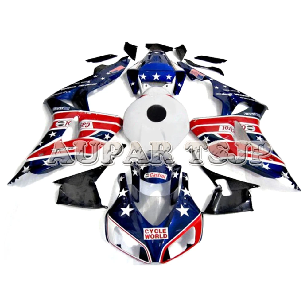

Red Blue Stars Body Kit Fit For Honda CBR1000RR 2006 2007 CBR 1000RR 06 07 ABS Plastic Fairing Bodywork Kit