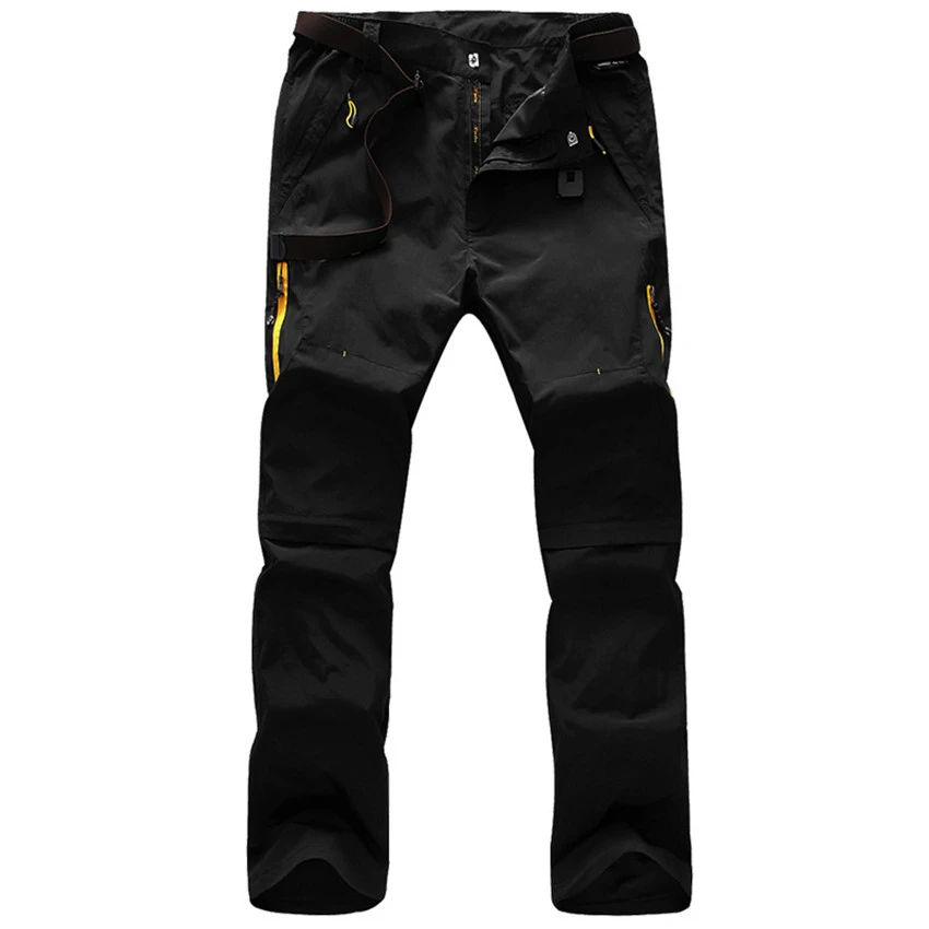 Luţu Лето быстросохнущая съемный Походные штаны Для мужчин дышащие уличные с