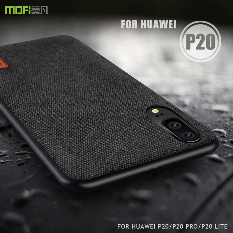 

for huawei p20 pro case cover MOFI P20 lite fabrics Case for huawei P20 Back Cover Case p20 plus Soft Silicone full Cover Case