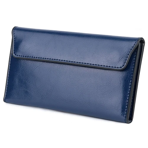 Dark Blue Новые поступления женский кошелек со съемным слотом для карт модный бренд практичный большой емкости женский кошелек высокого качества Женский кошелек - Цвет: Dark Blue