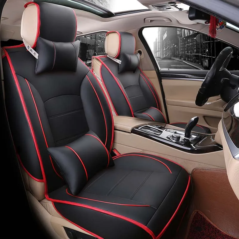 Luxury waterproof leather universal car seat cushion for Toyota all models Venza Crown Camry RAV4 varis Levin verso vios Corolla |