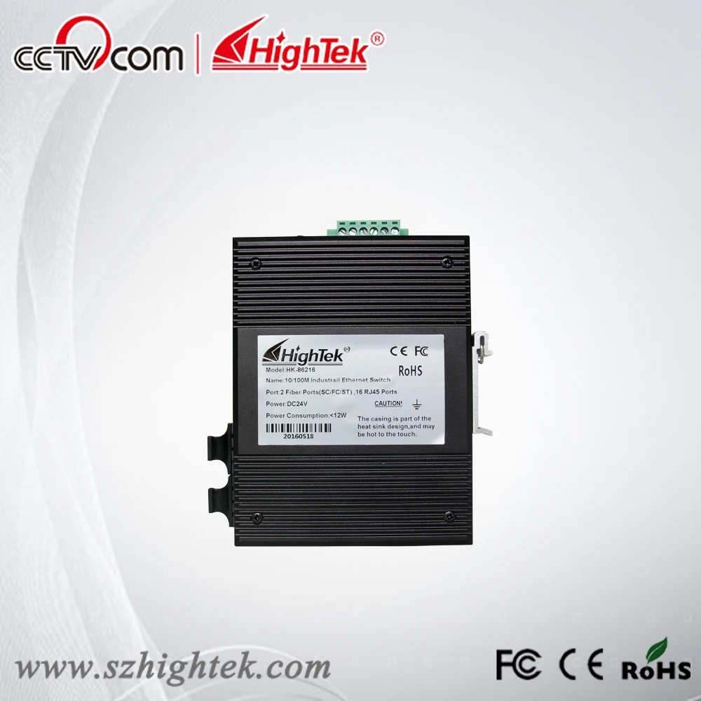 Hightek hk-86216 ООН управления промышленных 2 порт Оптическое волокно и 16 портов