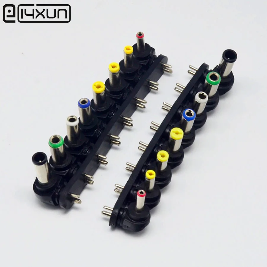 8 шт./компл. универсальный адаптер Круглый 2Pin штекер в DC вилки питания для