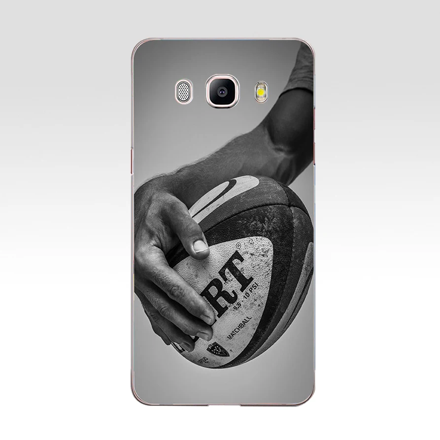 163FG регби мяч спортивный Мягкий Силиконовый ТПУ чехол для телефона Samsung j3 j5 j7 2016 2017