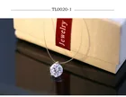 Новинка 2022, летняя стерео прозрачная леска, невидимое ожерелье, снежный шар, кристалл, австрийская цепочка с замками, подарок на день Святого Валентина