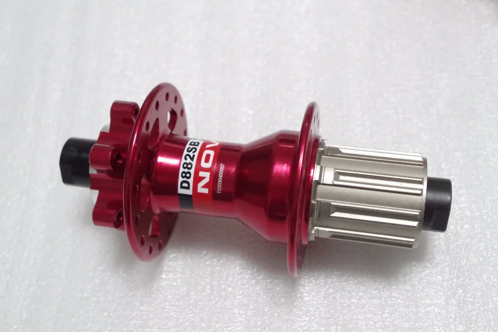 NOVATEC D882SB горный велосипед с 32 отверстиями красная Задняя Ступица стальной корпус