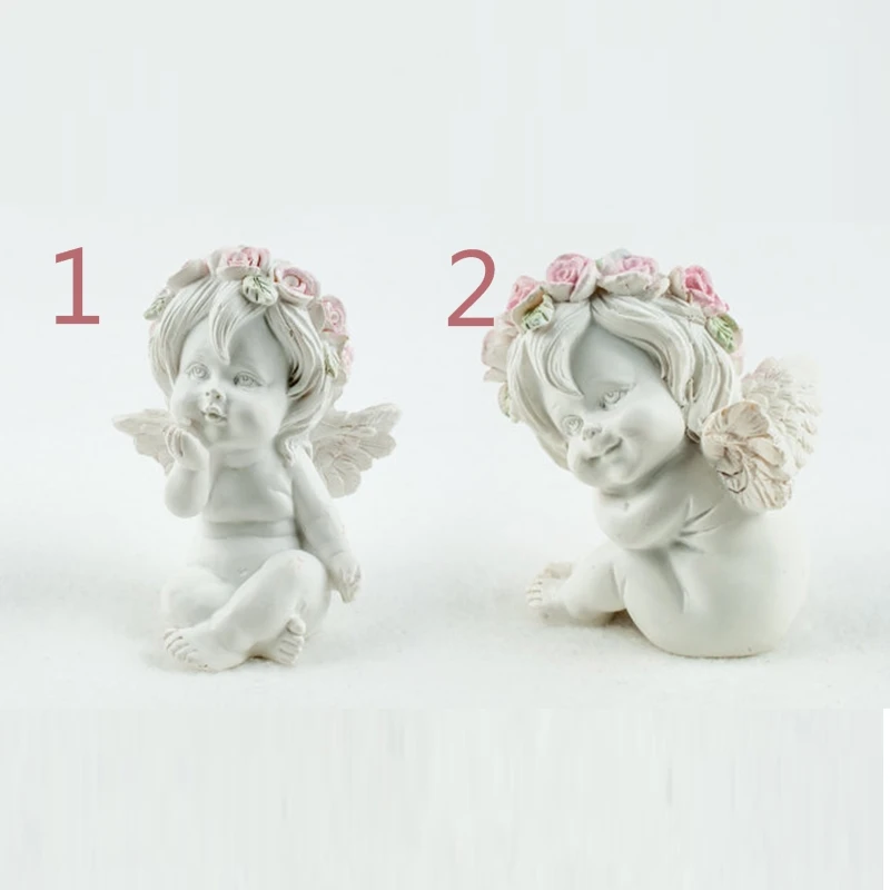 

Cute Angel Flower Angels 3d Baby Molds Mould Fondant Forms Soap Candle Molds Clay Mould Rubber PRZY Two Shape Silicone 001