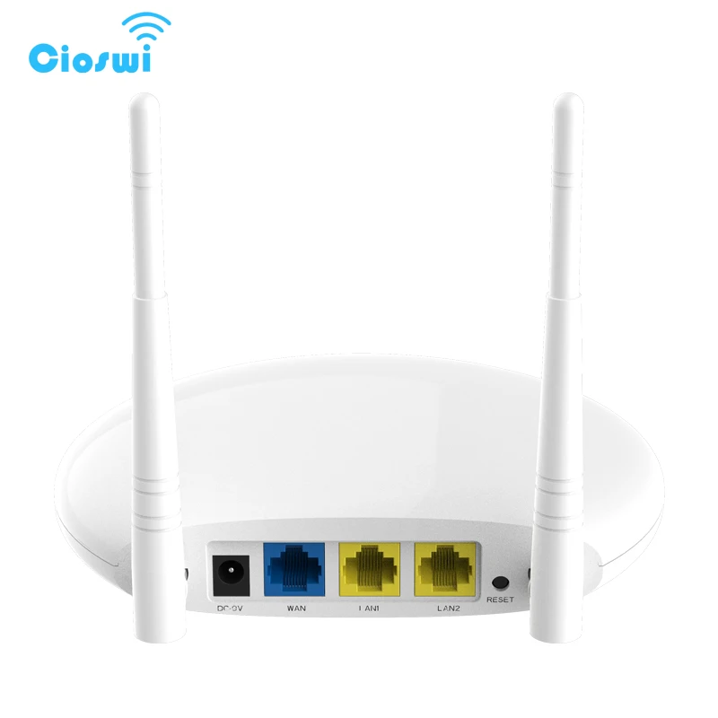 Cioswi Маршрутизатор Wi Fi с портом 2 Lan и 1 Wan для домашней точки доступа беспроводной