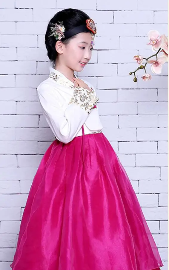 2020 Детские Детский ханбок для девочек и мальчиков в корейском традиционном стиле