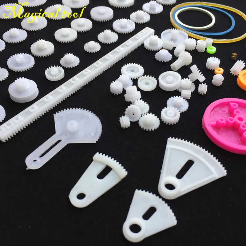 2017 DIY 85 шт пластиковая коробка передач для модели игрушек автомобиля корабля