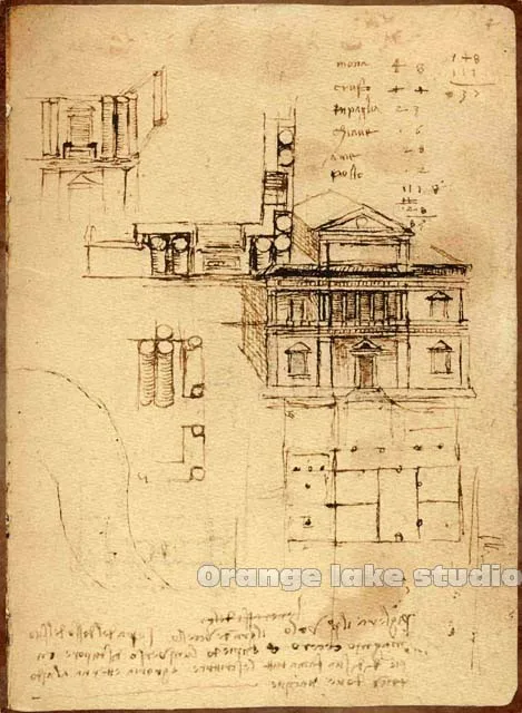 Рукопись да Винчи винтажная картина из чистого хлопка настенное художественное