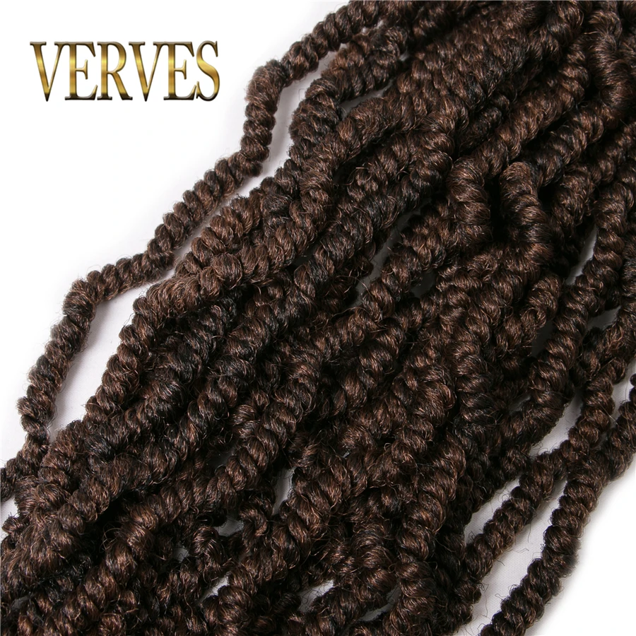 VERVES весенние плетеные волосы для наращивания 12 дюймов 24 пряди/упаковка афро