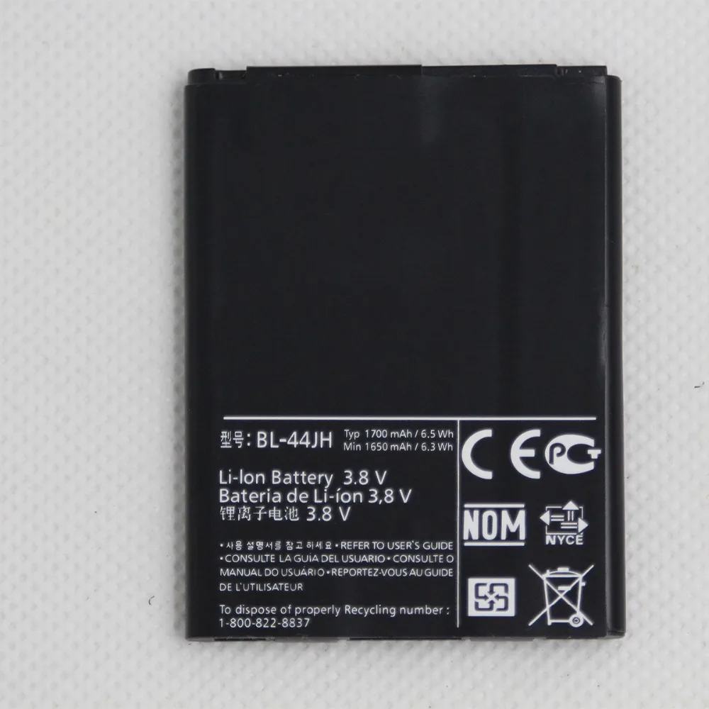 Для LG Optimus P705 L4 E440 E460 P700 LS860 MS770 LG730 US730 1700mah BL 44JH литий ионный аккумулятор для замены