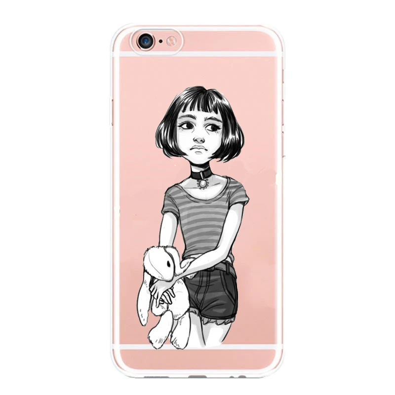 Чехол для телефона Movie Leon And Mathilda iPhone X 5S SE 6 6S 7 8 Plus мягкий силиконовый чехол из ТПУ
