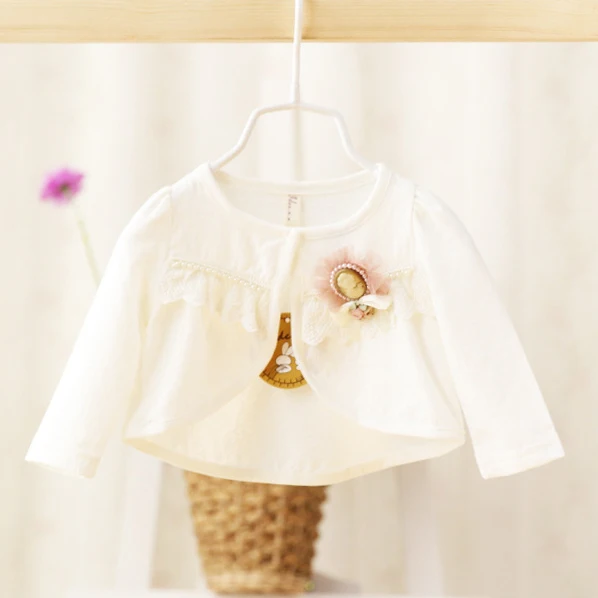 2017 весенне-летний и осенний кардиган для маленьких девочек короткие пальто из