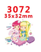 30 шт мультфильм персонаж плоское украшение из смолы PR 2942 - Цвет: 3072