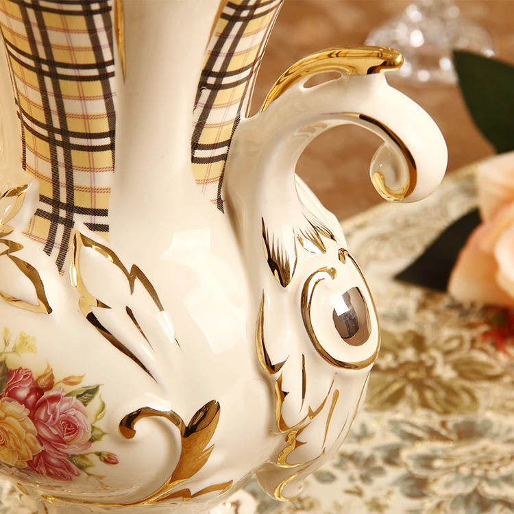 Европейская керамическая ваза Настольная винная комната модное роскошное