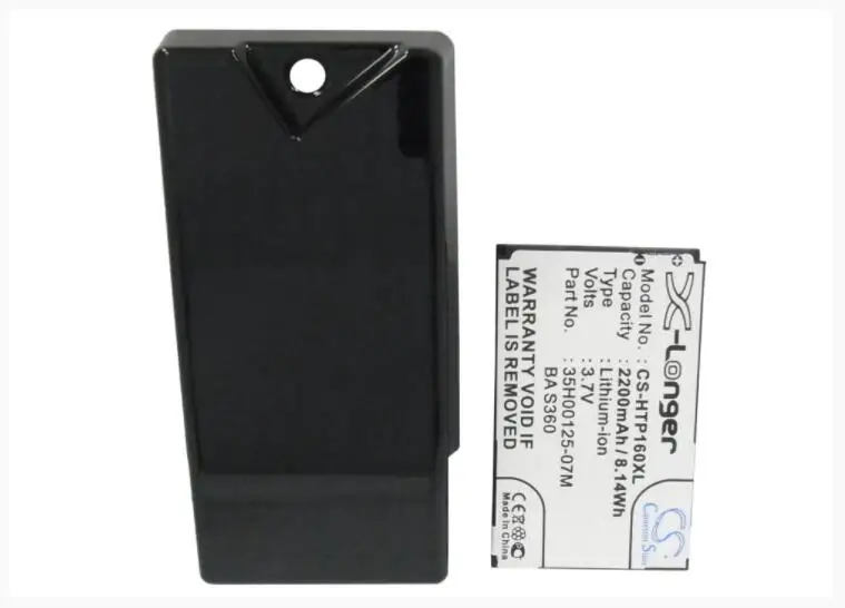 Аккумулятор для смартфона Cameron Sino аккумулятор 2200 мАч HTC T5353 Topaz 100 Touch Diamond 2 35h001205 07m BA