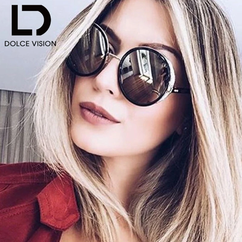 Женские винтажные солнцезащитные очки в стиле стимпанк брендовые дизайнерские