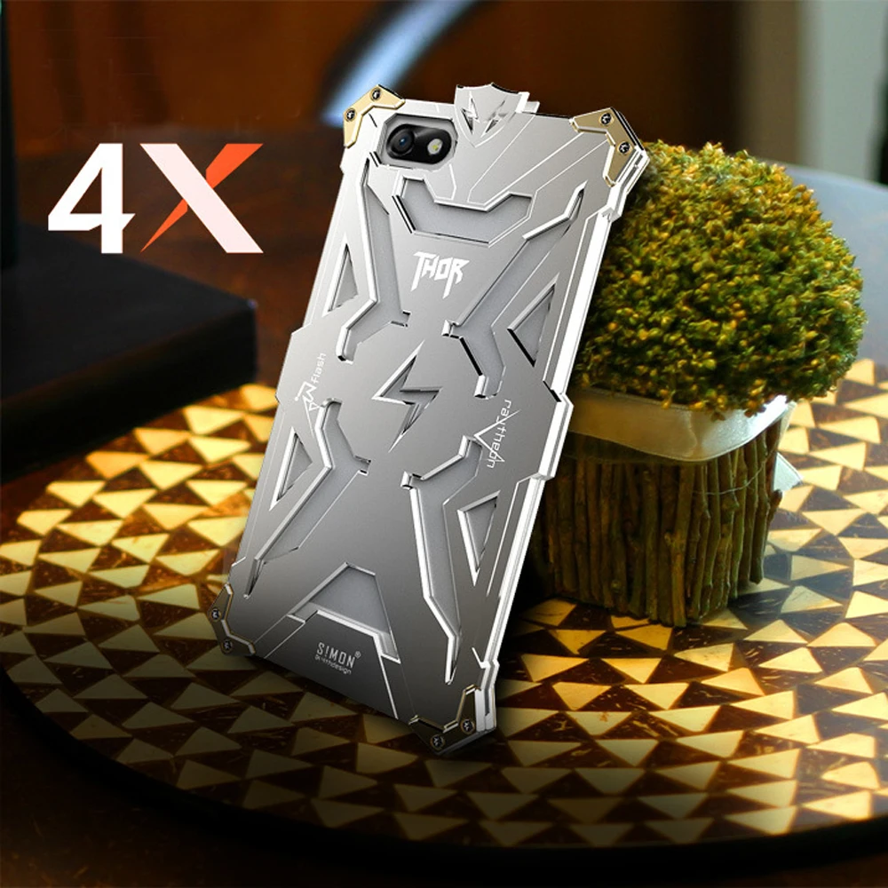 Fashion Luxury For Huawei Honor 4X Phone Case Simon Thor Series Aviation Aluminum Metal Back Cover Shell Cases Strong Protection |
