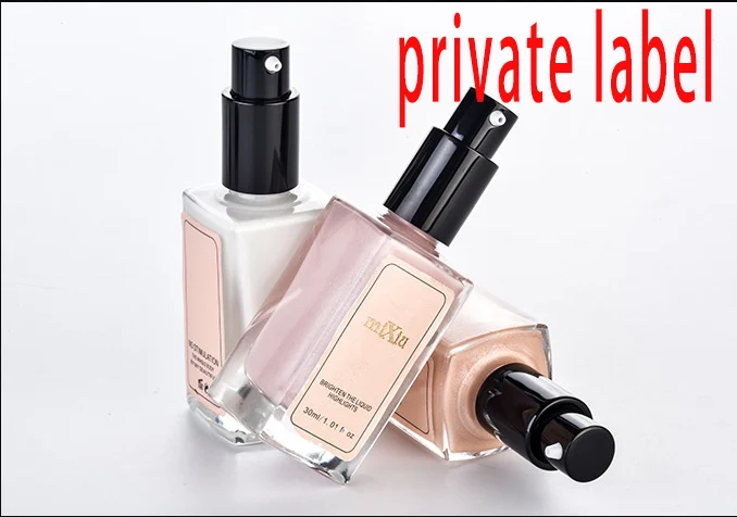 

private label minimum and price as shown on store long lasting facial lift fluid BB cream foundation