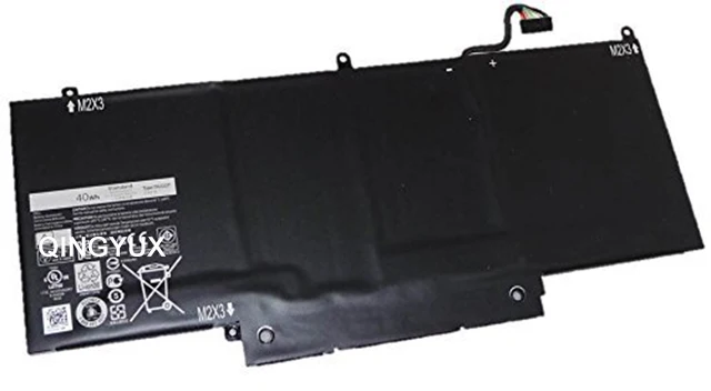 Аккумулятор для ноутбука QINGYUX GF5CV DGGGT 7 4 V 40Wh совместим с Dell XPS 11 XPS11D-1308T XPS11D-1508T XPS11S |