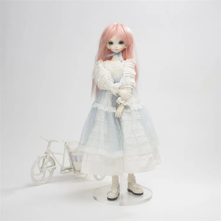 Парики Для шарнирных кукол длинные афро розовые волосы для 1/3 1/4 BJD/SD куклы Термостойкое волокно