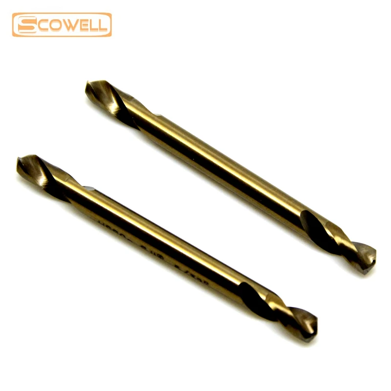 30% ВЫКЛ. cowell HSS Кобальт M35 двойные концевые сверла для металлических деревянных