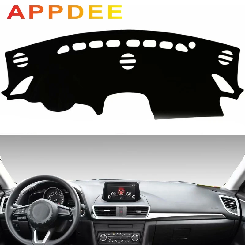 APPDEE для Mazda 3 MAZDA3 Axela 2014 2015 2016 2017 2018 Тюнинг автомобиля тире коврики козырек от