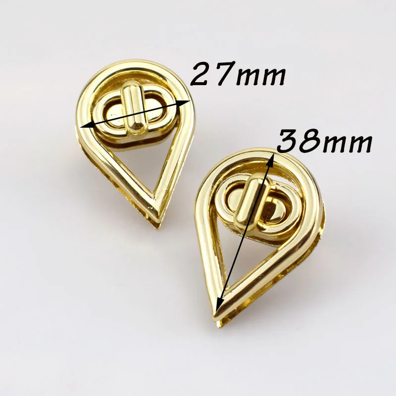 2Sets Fashion Handbag Bag Buckle Twist Turn Lock Snap For DIY Bags Purse Clasp Closure Parts Accessories Leather Craft KY2072 | Дом и сад