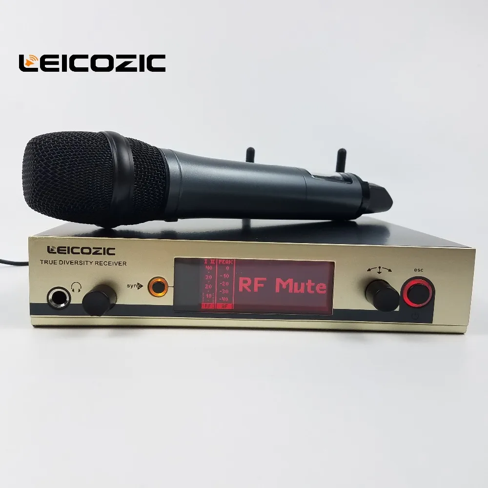 Leicozic 300g3 True Diversity портативные беспроводные микрофонные системы mikrofon microfono профессиональный вокальный микрофон сценический церковный 335g3