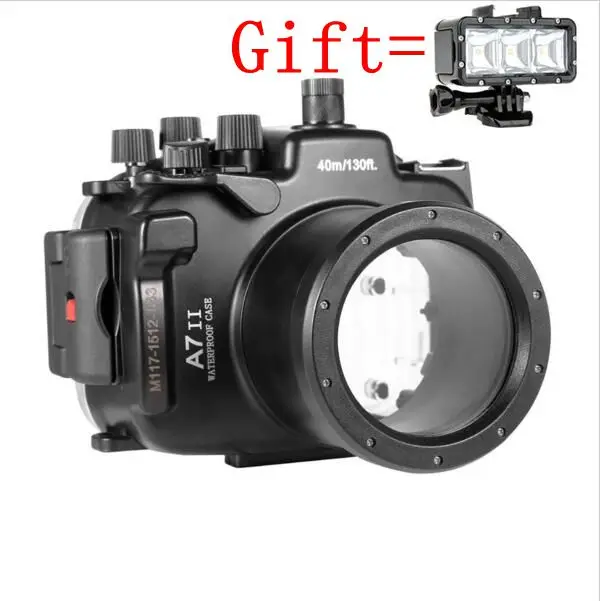 Водонепроницаемый корпус Meikon A7II A7R II 40 м 130 футов для Sony A7 28-70 мм | Электроника