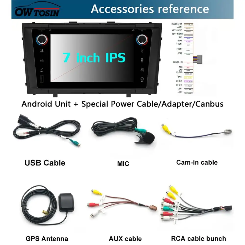 Автомобильный DVD плеер 7 &quotIPS 1024*600 8 Core 4G 64G Android 9 0 для Toyota Avensis 2009 2010 2011 2012 2013 2014 2015 DSP