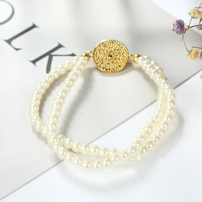 XUANPAI Bling CZ камни Хамса ручные круглые очаровательные женские браслеты имитация