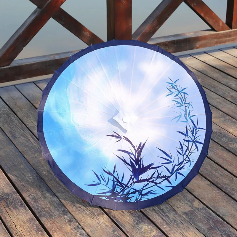 Шелковый японский Зонт от дождя Женский бумажный зонтик с масляным покрытием