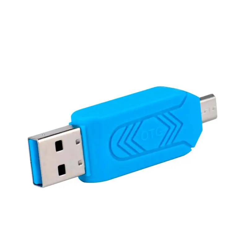 Высокоскоростной мини USB 2 0 + OTG Micro SD/SDXC TF кардридер адаптер u диск Прямая поставка