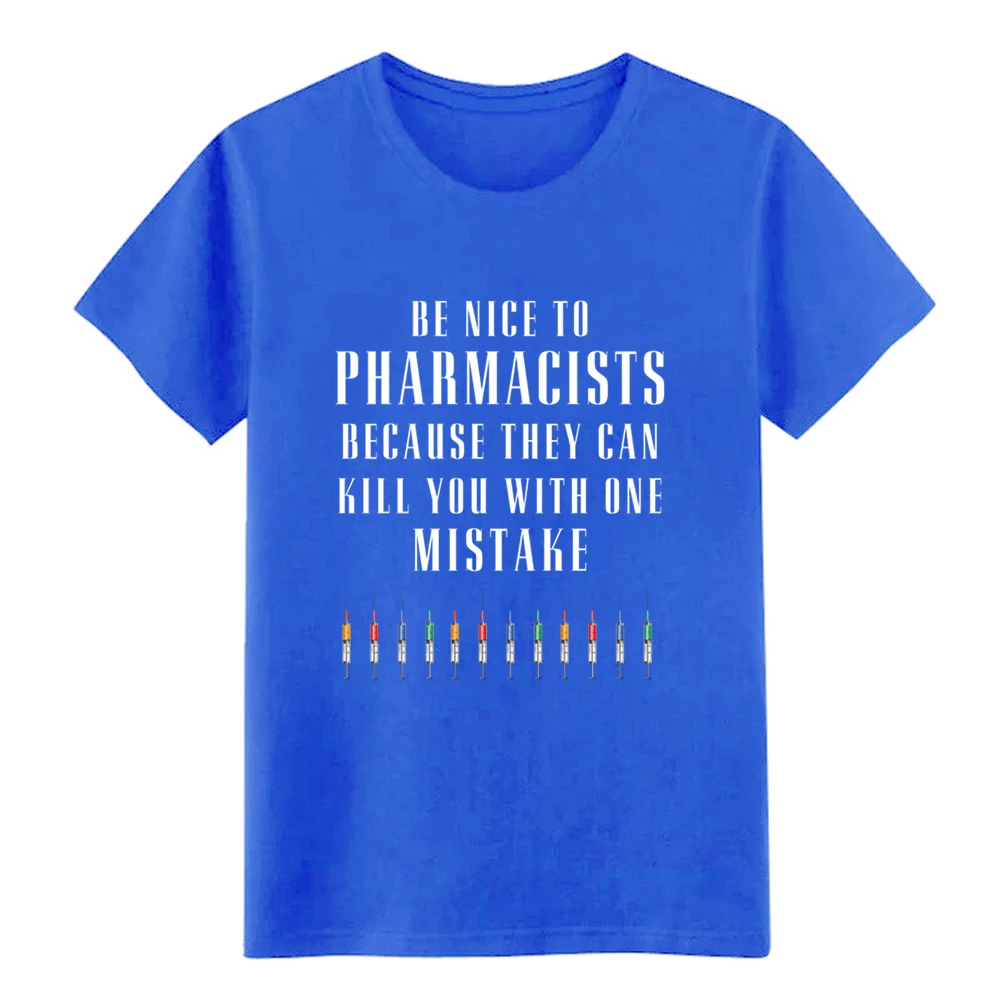 Мужская футболка с надписью Pharmacist-Be nice to Pharmacists потому что они c индивидуальная