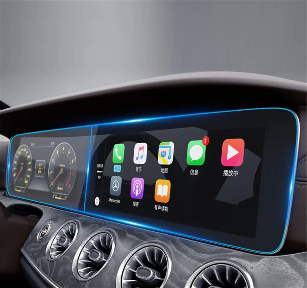 Защитная пленка для экрана Benz CLS Class Автомобильный GPS навигатор закаленное стекло