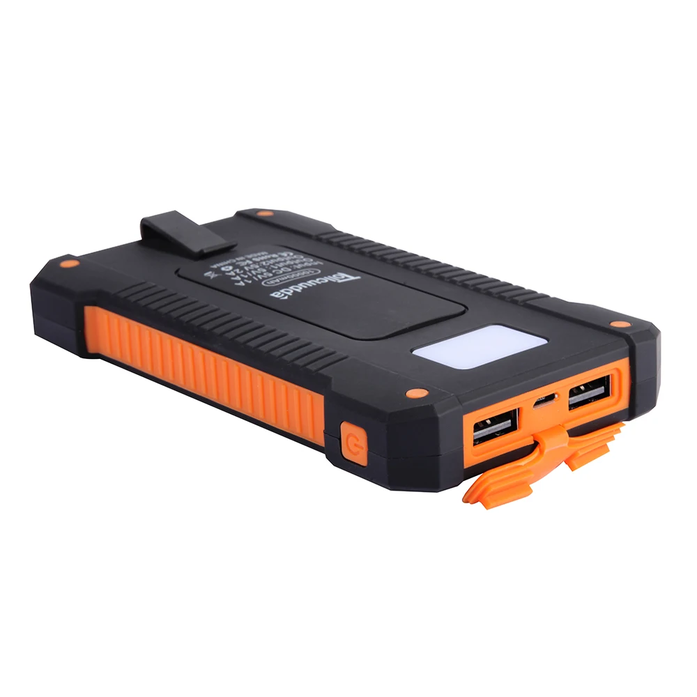 Tollcuudda Solar Power Bank 10000mah Cell Phone External Poverbank Charger For Iphone Xiaomi Mi Battery Portable Bateria Externa | Мобильные